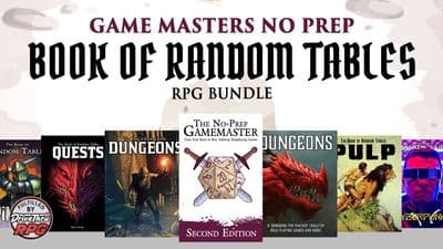 Game Masters No Prep Book of Random Tables RPG Bundle