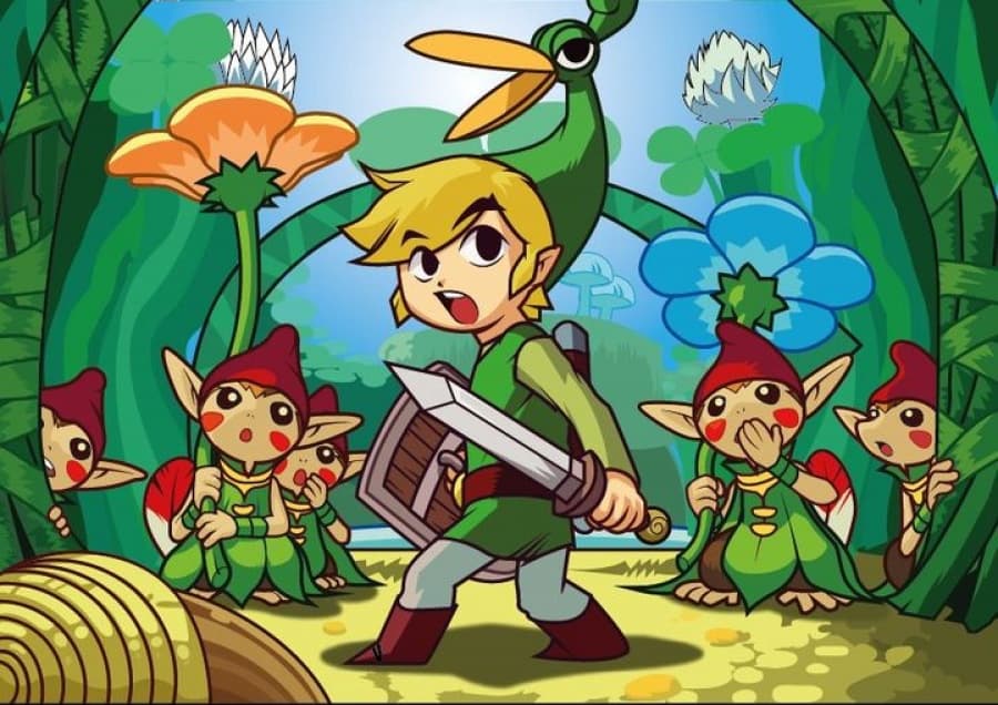 The Legend of Zelda: The Minish Cap cover art