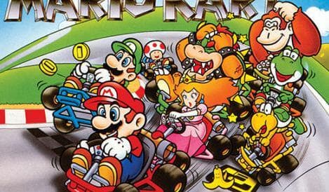 Super Mario Kart cover art