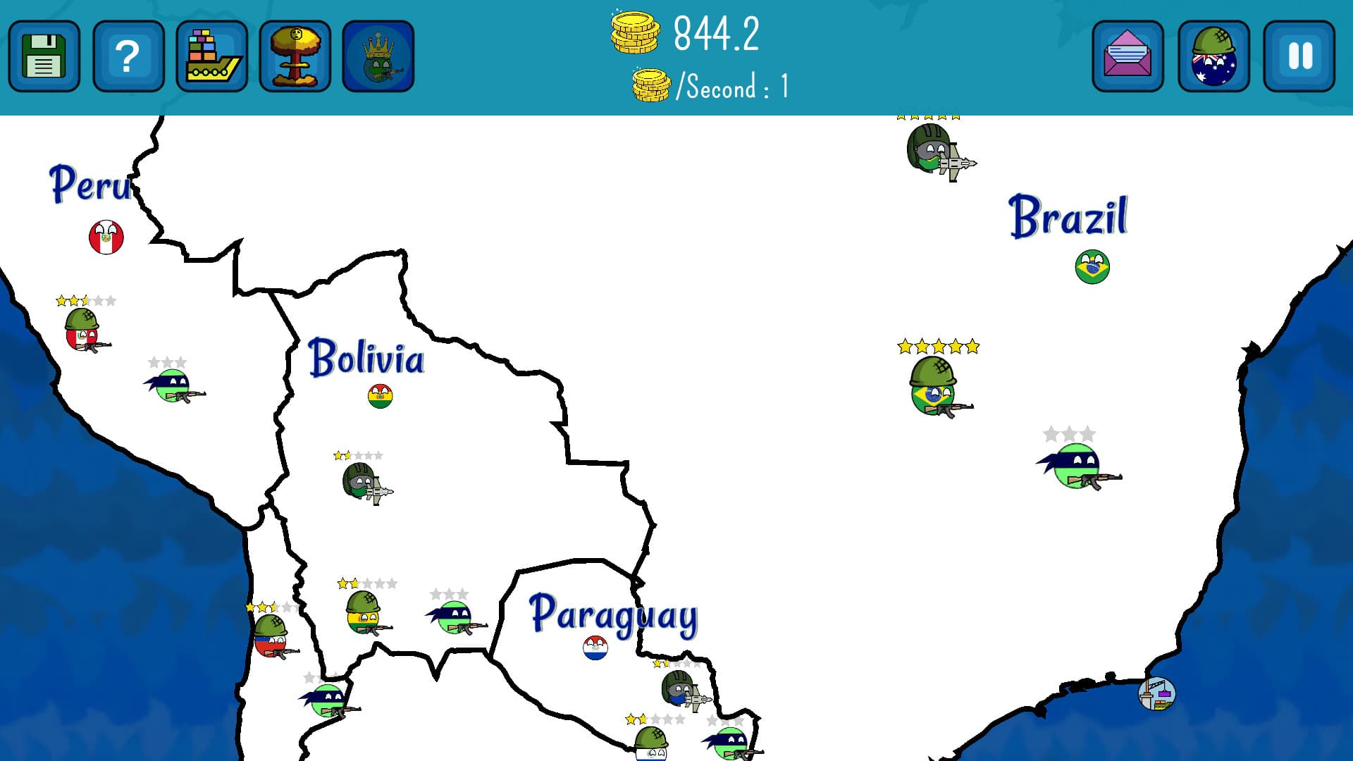 Dictators: No Peace Countryballs