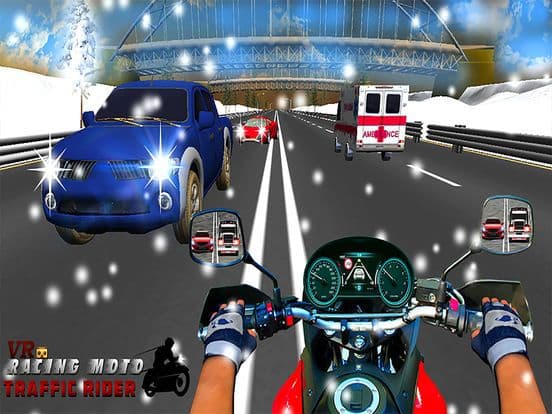 VR Racing Moto Traffic Rider