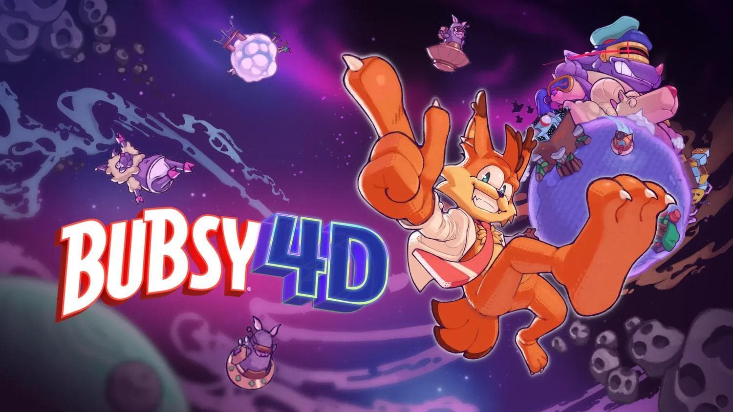 Bubsy 4D cover art