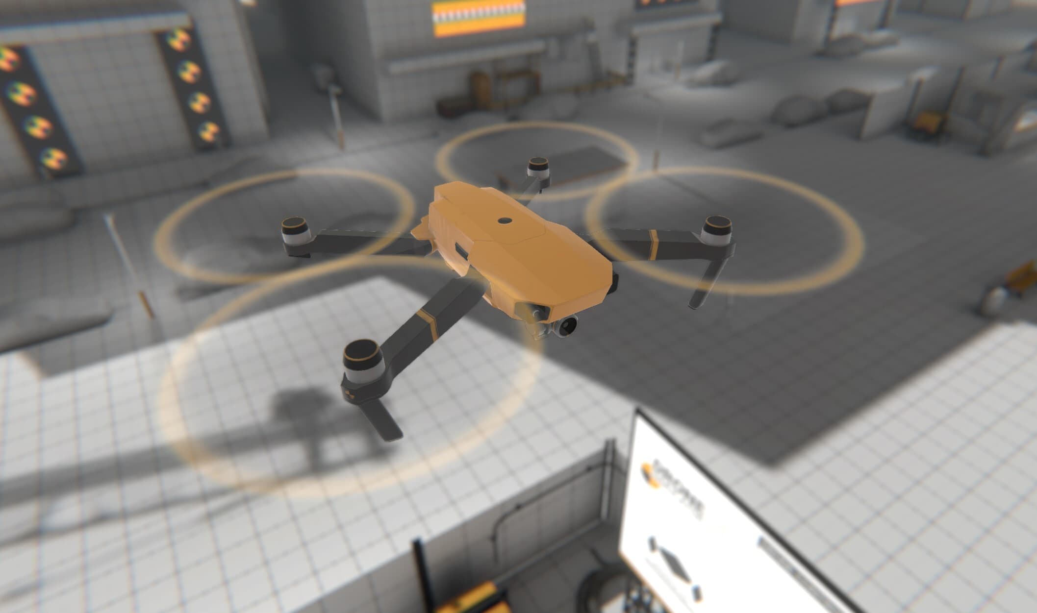 Drone Simulator VR (itch) cover art