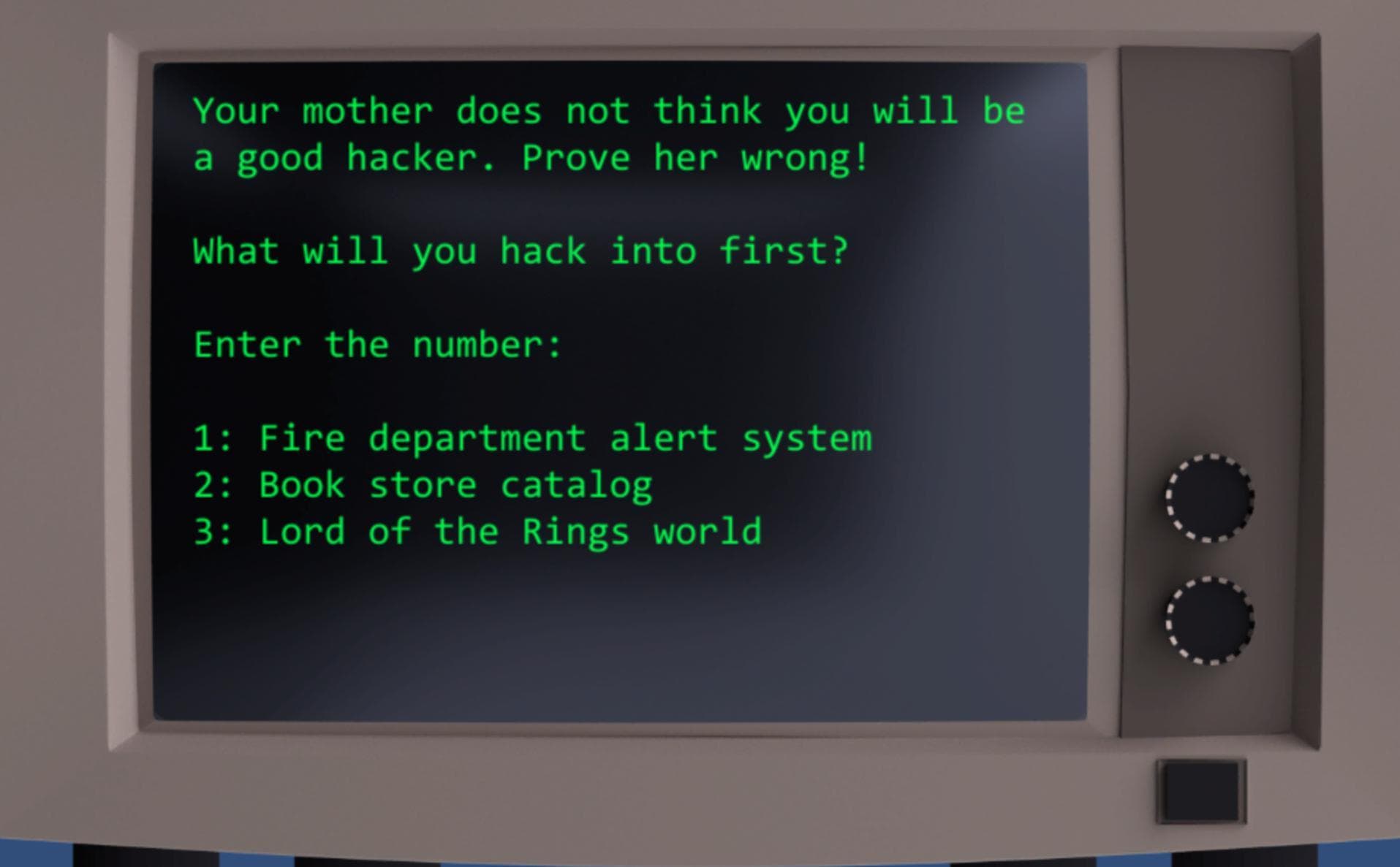 Hacker Terminal Prototype