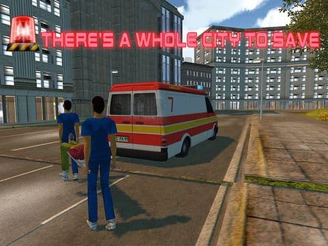3D Rescue City Ambulance Parking Simulator