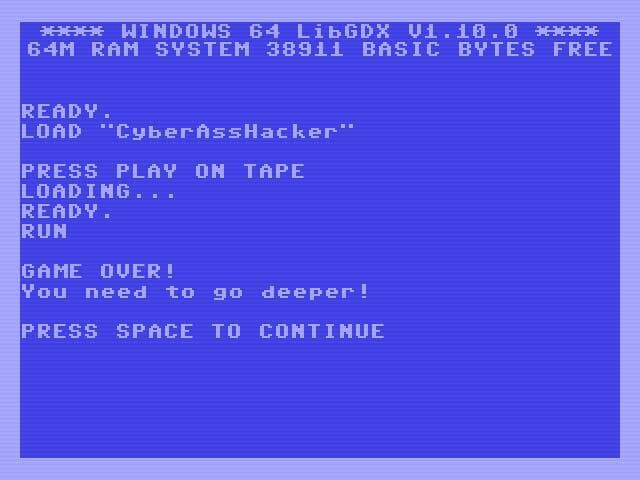 CyberAssHacker Ludum Dare 48