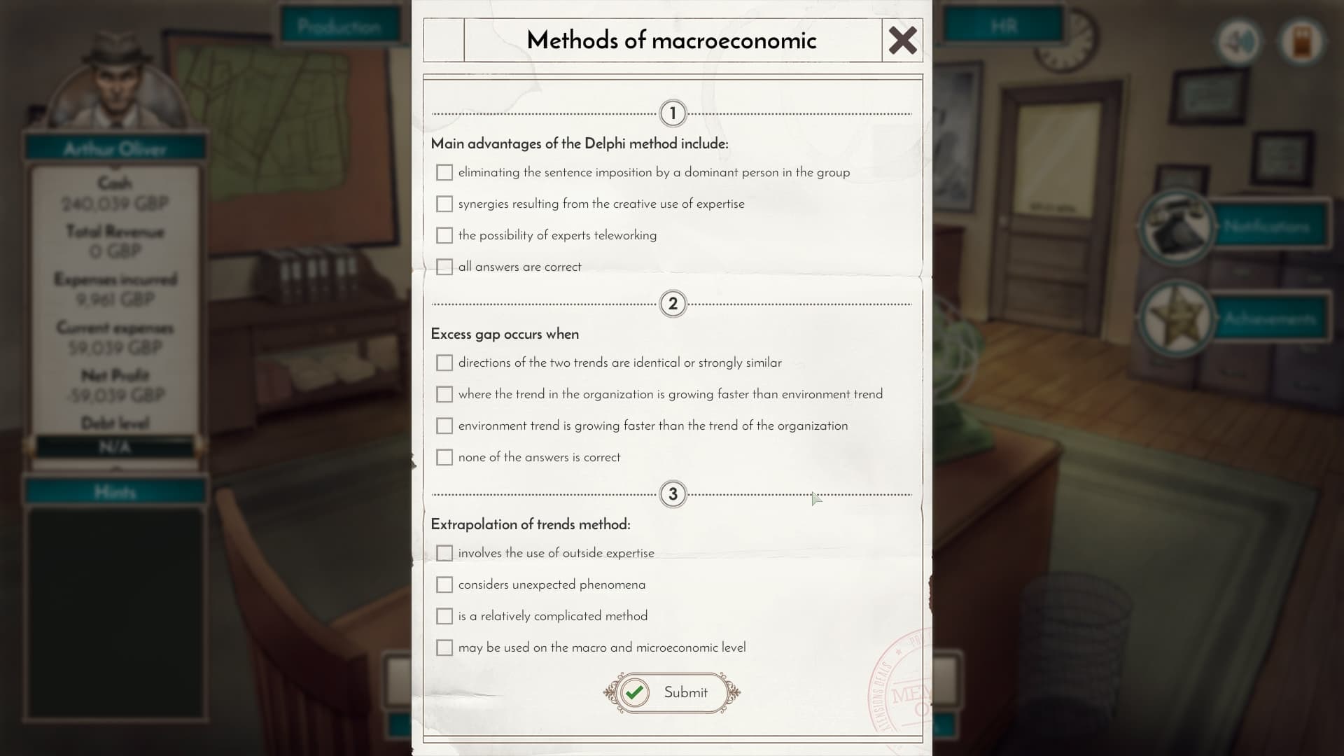 Coffee Noir - Business Detective Game