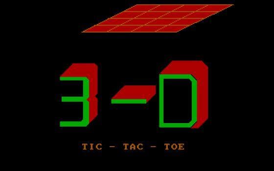 3-D Tic-Tac-Toe cover art