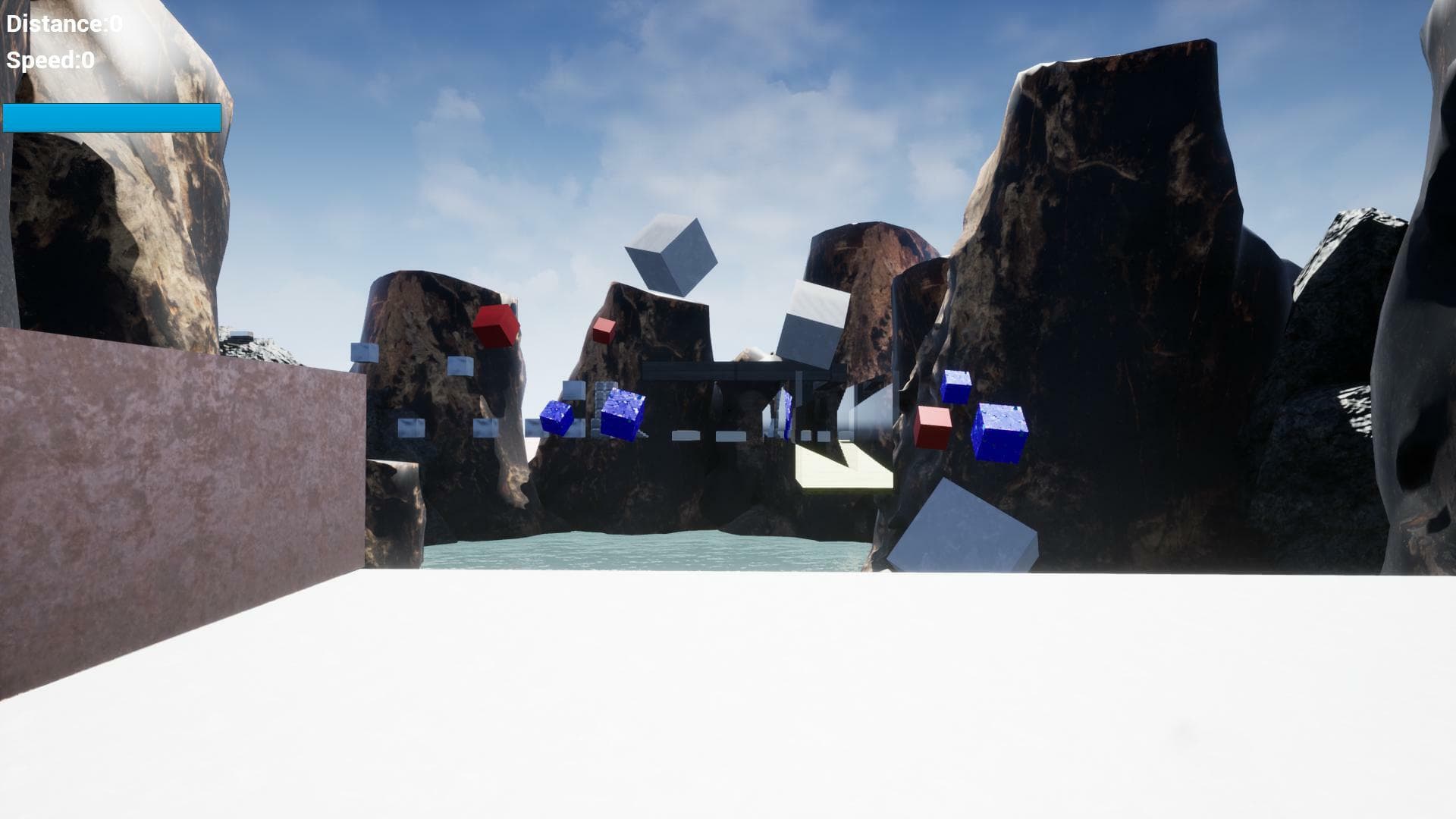 First Level of My Parkour Game