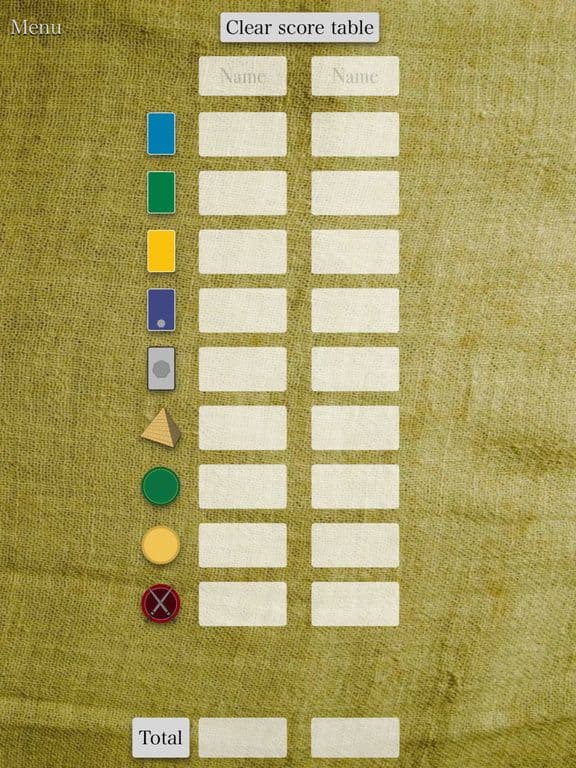 7W Duel: Score Table