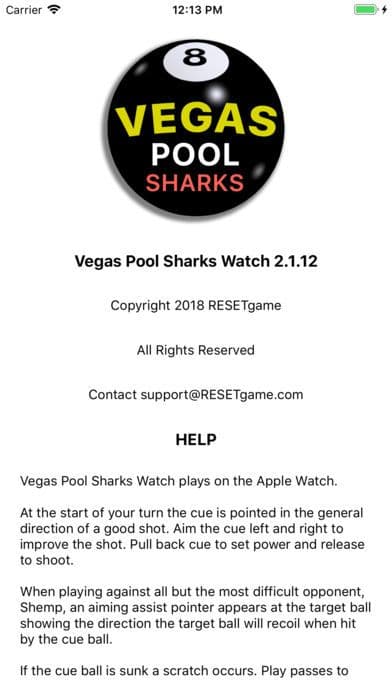 Vegas Pool Sharks Watch