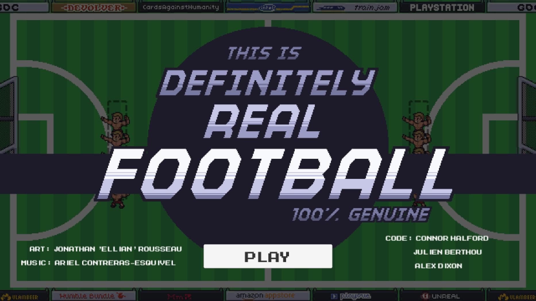 Definitely Real Football cover art