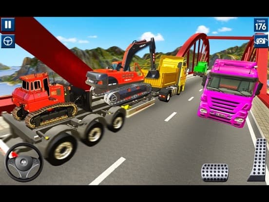 Construction Excavator Game 3d