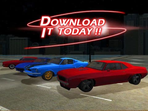 3D Muscle Car V8 Parking: Classic Car City Racing Free Game