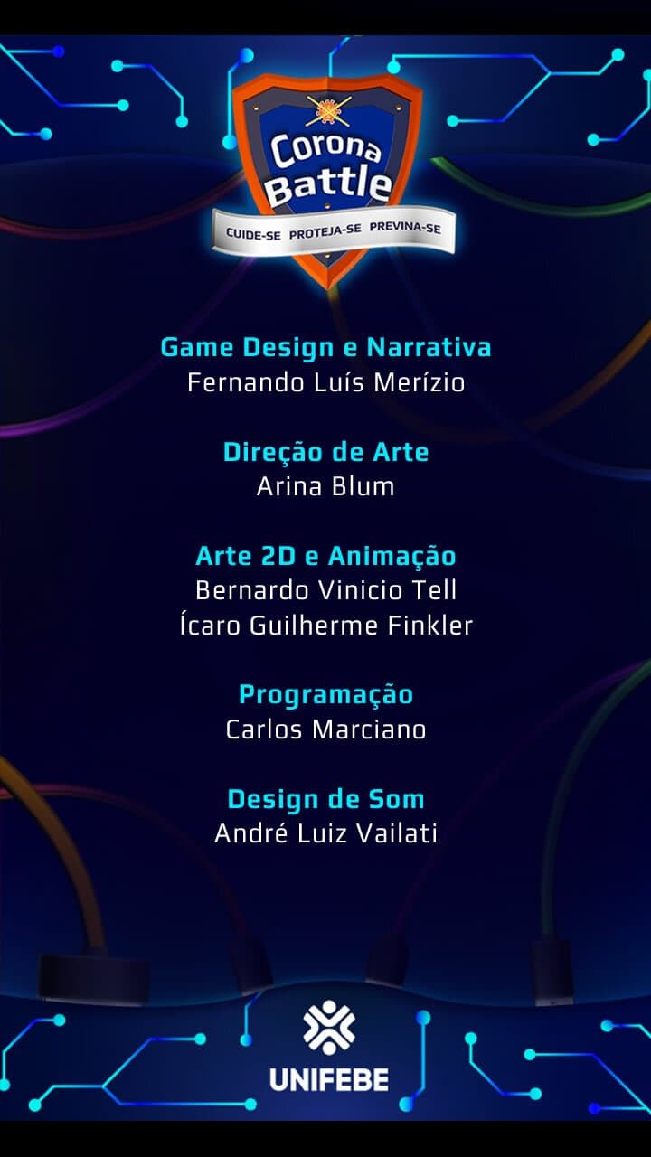 CORONA BATTLE: Cuide-se, Proteja-se, Previna-se!