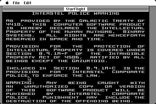Starflight