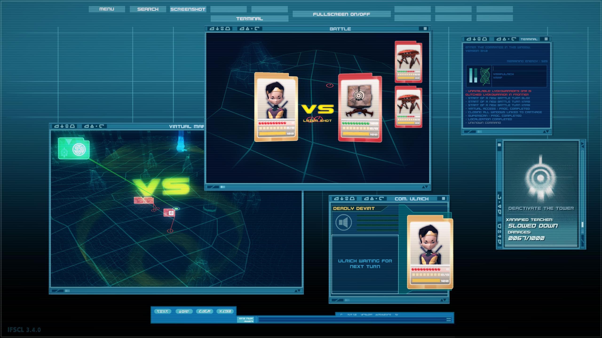 IFSCL (Interface factuel du supercalculateur de code lyoko)