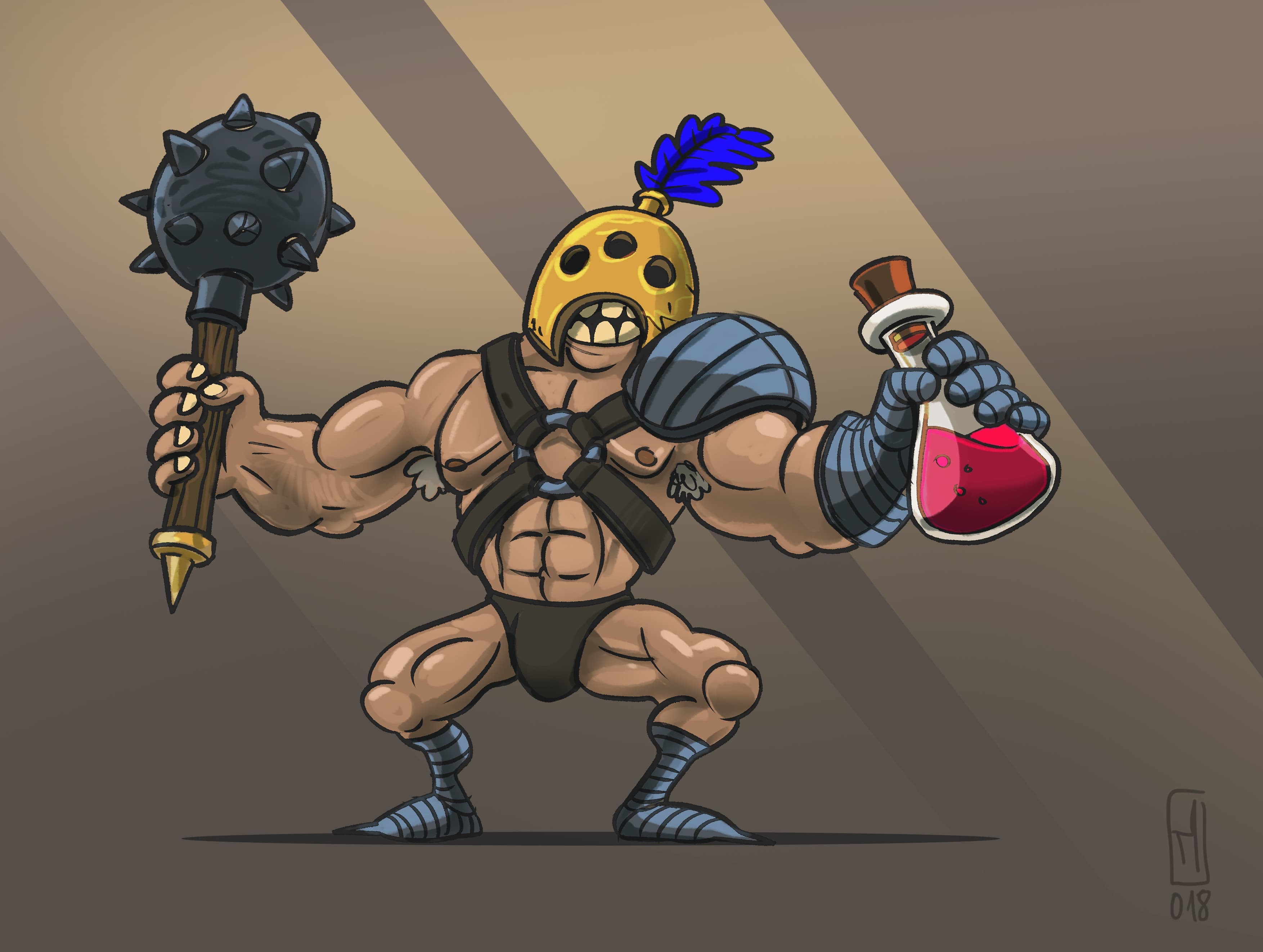A-mace-ing Gladiator Battle