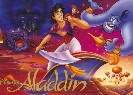 Disney’s Aladdin (1993) cover art