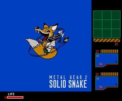 Metal Gear 2: Solid Snake cover art