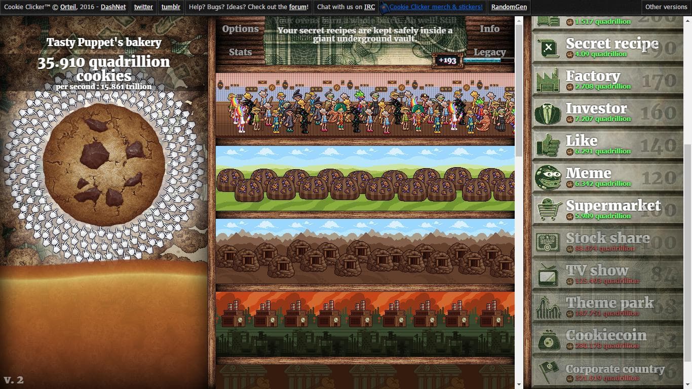 Cookie Clicker cover art