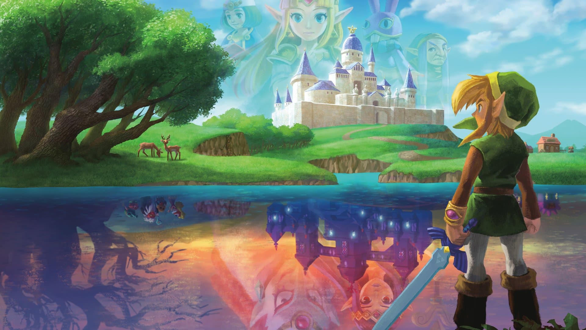 The Legend of Zelda: A Link Between Worlds cover art