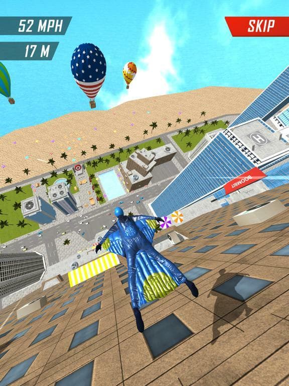 Base Jump Wing Suit Flying cover art