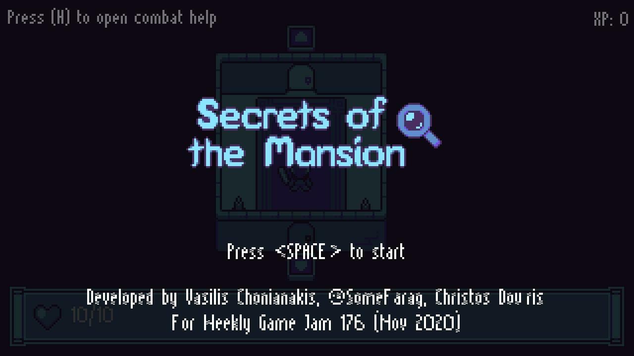 Secrets of the Mansion cover art